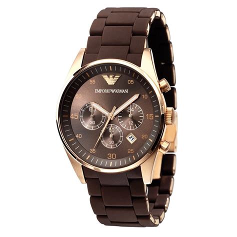 emporio armani watch rubber strap.